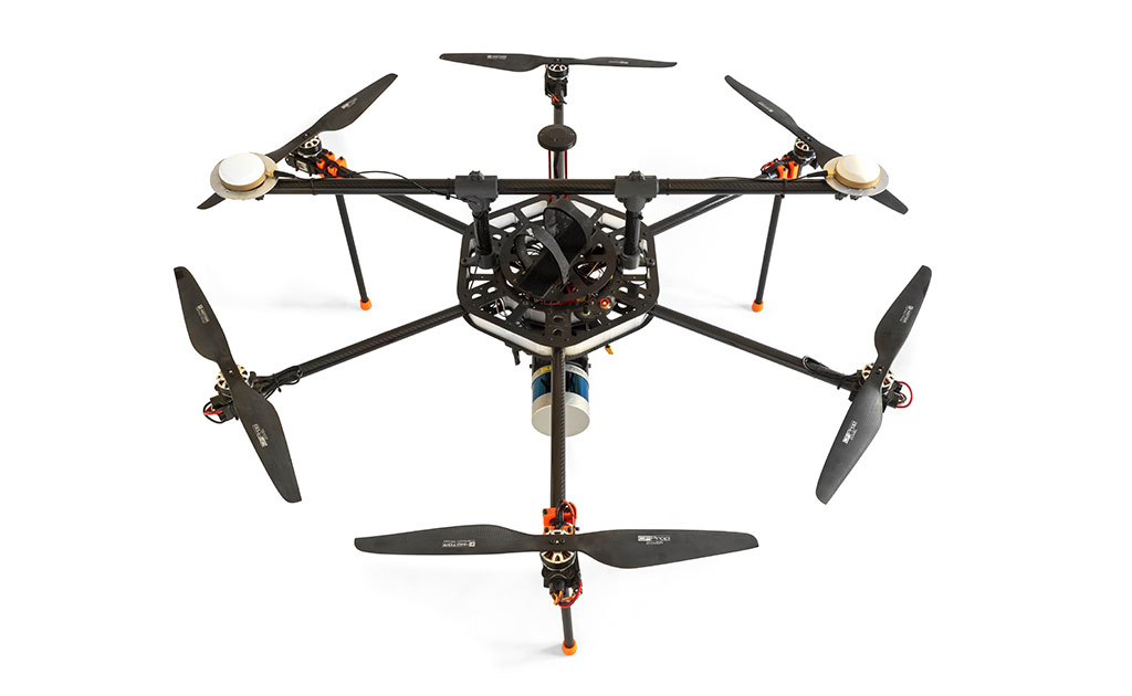 Dron con tecnologia Lidar Ecoespacio